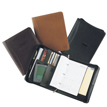 zippered leather three ring agenda system